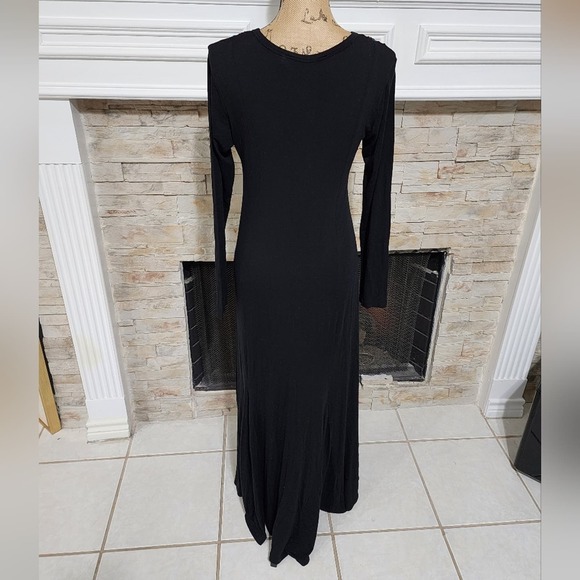 Soft Surroundings boho long sleeve stretch knit embroidered maxi dress size‎ XS - Picture 6 of 9